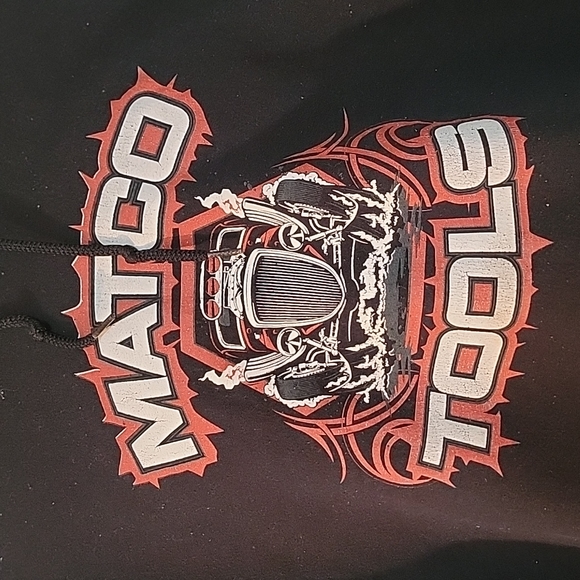 Matco Tools Pullover Hoodie Sweatshirt Men's Hot Rod Spell Out Logo.Size 3XL - Picture 3 of 5